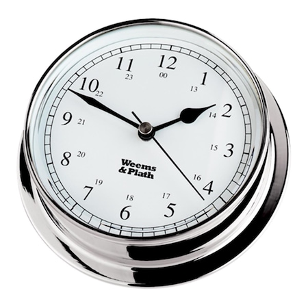 Weems & Plath Chrome Endurance 125 Clock 540500